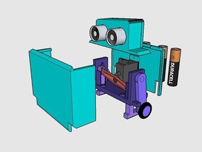 wenig ungeschickt Robotik 3d print model - Mito3D