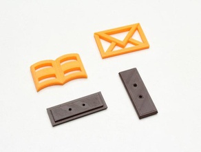 boîte aux lettres des signes plein air jardin 3d print model - Mito3D