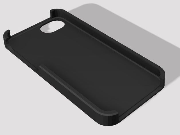 caso do iphone 5 móveis personalizável 3D print model - Mito3D