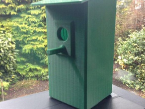 funzionale birdhouse grandi tette all'aperto giardino 3d print model - Mito3D
