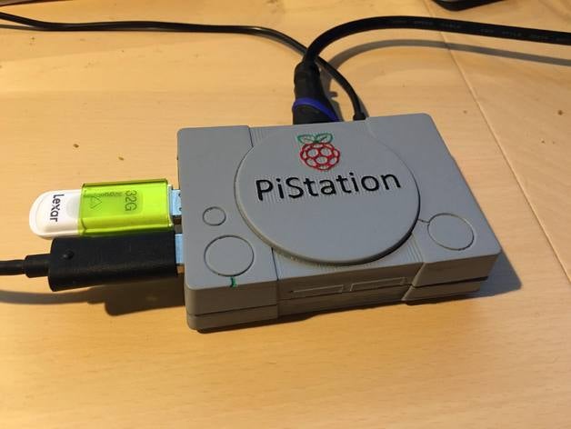 pistation raspberry pi 23 case video games zero 3D print model - Mito3D