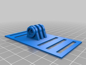 gopro slim mont pièces 3d print model - Mito3D