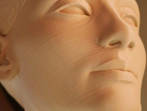 nefertiti hack Yeni Müze Almanya üç parça model heykeller sanat büstü Mısır 3d print model - Mito3D