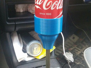 can holder shifter knob automotive beverage car spooky stick 3d print model - Mito3D