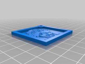 jimi bitti Anahtarlık özelleştirilmiş 3d print model - Mito3D