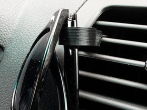 customizable car vent sunglass holder v10 automotive customizer 3d print model - Mito3D