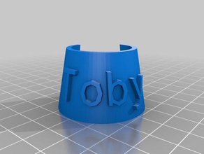 toby alimentos bebida personalizado 3d print model - Mito3D