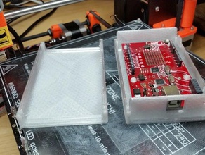 educaduino box v1 electronics arduino case customized 3d print model - Mito3D