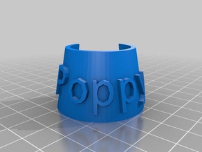 poppy food drink customized 3d print model - Mito3D