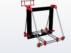 prusa i3 estabilizador marco hephestos 3d de la impresora partes 3d print model - Mito3D