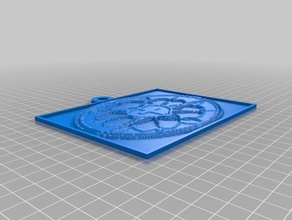 my customized lithopane luther rose 2d art 3d print model - Mito3D