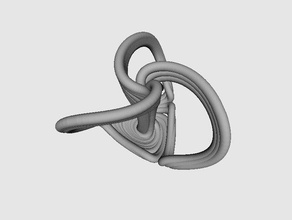 thomas cyclically symmetric attractor math 3d print model - Mito3D