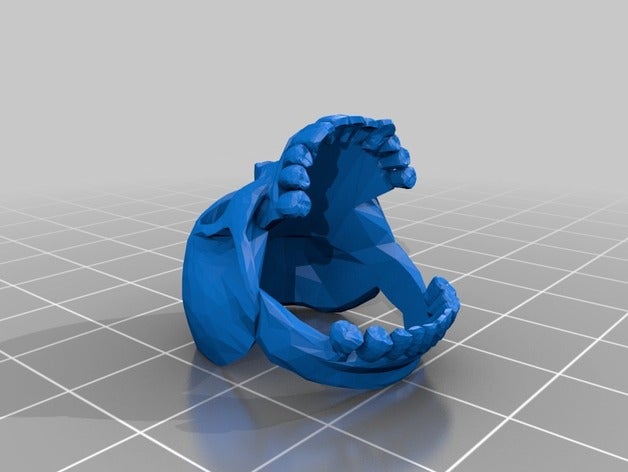 dasaki skull ring rings 3d printed jewerly 3D print model - Mito3D