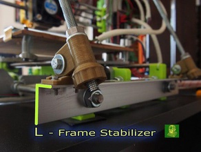 frame stabilizer 3d printer parts prusa i3 reinforced 3d print model - Mito3D