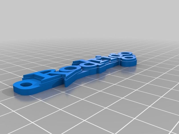 rodrigo keychains customized 3D print model - Mito3D