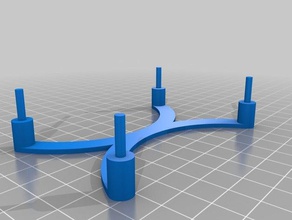 my customized pcb holder standoff electronics 3d print model - Mito3D