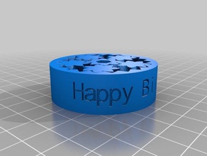 birthday gear mechanical toys customized 3d print model - Mito3D