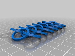 ring chain accessories fashion xyzprinting xyz da vinci 3d print model - Mito3D