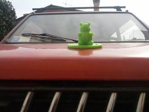 panda fiat emblème 3d de l'impression 3dprinting l'automobile voiture 3d print model - Mito3D