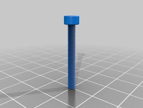 tornillo 3x25 engineering customized 3d print model - Mito3D