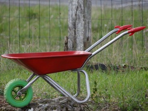 wheelbarrow handle outdoor garden 3d print model - Mito3D