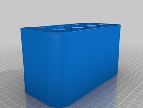 ajedrez pce cuadro altura-parte superior los contenedores personalizado 3d print model - Mito3D