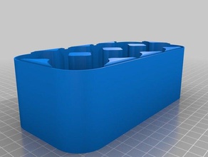 ajedrez pce de caja corta los contenedores personalizado 3d print model - Mito3D