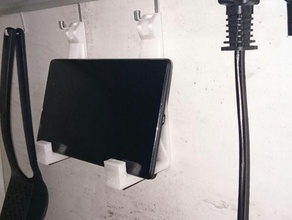 tablet hanger holder stand 3d print model - Mito3D