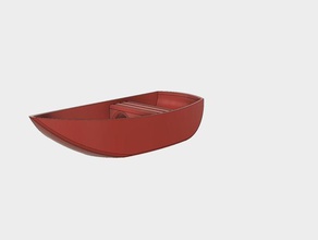 Ruderboot keine Unterstützung benötigt Fahrzeuge 3d print model - Mito3D