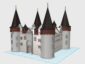 helmond castelo de holanda edifícios estruturas castello fortes a torre do chteau holandês fortaleza kasteel medieval schloss vr 3d print model - Mito3D