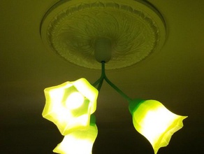 chandelier decor lamp 3d print model - Mito3D