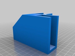 shelfie leg right 34 mdf organization customized 3d print model - Mito3D