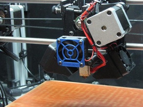 40mm fan guard baffled 3d printer parts 3d print model - Mito3D