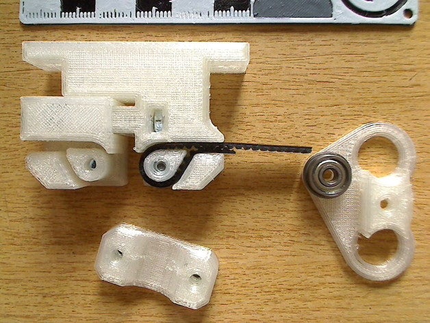 rielaborato y-assemblea prusa-i3 einstein 3d la stampante parti regolabile fibbia della cintura di rinvio prusa i3 rework y-cintura tensione cinghia 3D print model - Mito3D