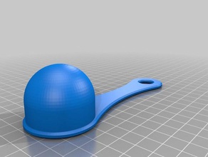 mon personnalisés mesure spoonscoop l'un deux s'est terminée cuisine manger 3d print model - Mito3D