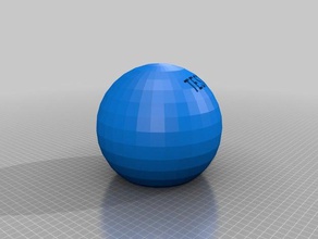 test küresi 3d baskı 3d print model - Mito3D