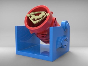 batman vs superman riflettori puntelli 3d print model - Mito3D