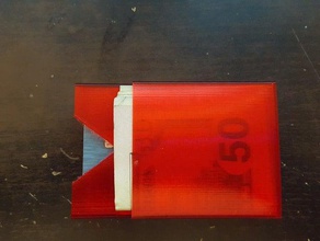 blanda bolsillo otros Impreso en 3d cartera dinero efectivo la tarjeta de crédito titular clip slim caso 3d print model - Mito3D