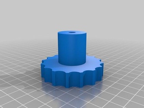 14 20 hex nut drive handle 3d printer parts 3d print model - Mito3D