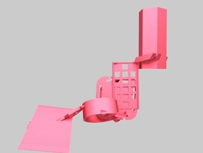 universal keychain smiley art boolean logic nation slots union 3d print model - Mito3D