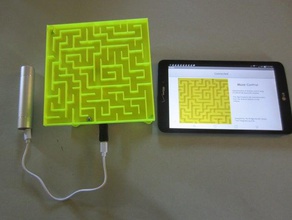 labyrinthe contrôlée les jouets jeux 3d print model - Mito3D