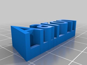 aaron blau Skulpturen angepasst 3d print model - Mito3D
