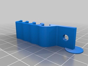 cat 5 kablo kelepçe 4 Kablolar organizasyon 3d print model - Mito3D