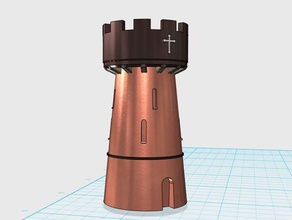 Turm Gebäude Strukturen Burg 3d print model - Mito3D