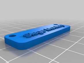 assedio scimmia di nome tag i segni loghi personalizzato 3d print model - Mito3D