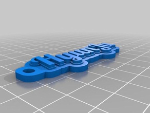 hyunju Schlüsselanhänger angepasst 3d print model - Mito3D