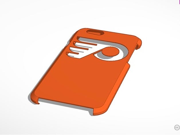 flyers iphone 6 case mobile 3D print model - Mito3D