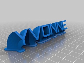 yvonne sweep office personalizzato 3d print model - Mito3D