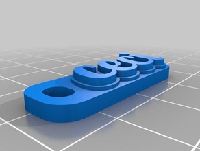 ceci keychains customized 3d print model - Mito3D