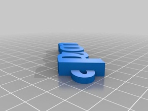 poon keychain organization customized 3d print model - Mito3D